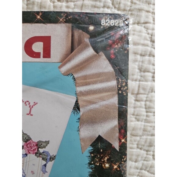 Bucilla Christmas Gabriella Angel 18" Stocking Counted Cross Stitch Kit 82828 - Picture 3 of 6